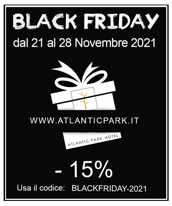 Il Black Friday dell’Atlantic Park Hotel di Fiuggi